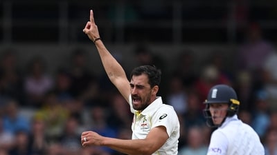 Australia landed big blows early on, with Zak Crawley, Ben Duckett, Moeen Ali and Joe Root all falling in the first session. (AFP) Australia landed big blows early on, with Zak Crawley, Ben Duckett, Moeen Ali and Joe Root all falling in the first session. (AFP)
