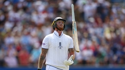 Ben Stokes fell off just the second ball of the second session and Jonny Bairstow was dismissed shortly thereafter and it looked like Australia had nudged ahead.&nbsp; (Action Images via Reuters)