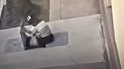 A homeless man in Los Angeles was discovered living in an underground utility vault located just steps away from the Japanese American National Museum (JANM). (YouTube/KTLA5) A homeless man in Los Angeles was discovered living in an underground utility vault located just steps away from the Japanese American National Museum (JANM). (YouTube/KTLA5)
