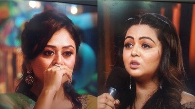 Falaq Naaz cries on Bigg Boss OTT 2 when she saw her sister Shafaq. Falaq Naaz cries on Bigg Boss OTT 2 when she saw her sister Shafaq.