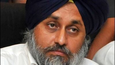 Shiromani Akali Dal (SAD) president Sukhbir Singh Badal (File photo) Shiromani Akali Dal (SAD) president Sukhbir Singh Badal (File photo)