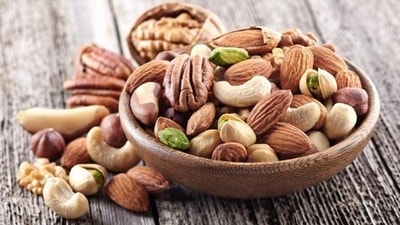 Food to EatNuts and Dry Fruits: Almonds, cashews, raisins, and other dry fruits are often included in the fasting diet. (Shutterstock) Food to EatNuts and Dry Fruits: Almonds, cashews, raisins, and other dry fruits are often included in the fasting diet. (Shutterstock)