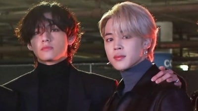 Kim Taehyung aka V and Jimin fought in 2016. Kim Taehyung aka V and Jimin fought in 2016.