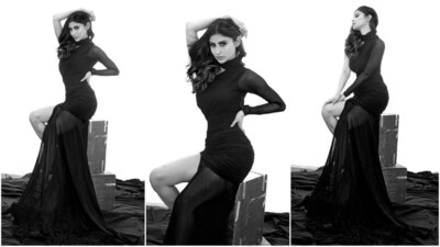 Mouni Roy excudes elegance and charisma in her enchanting black ensemble. (Instagram/@imouniroy) Mouni Roy excudes elegance and charisma in her enchanting black ensemble. (Instagram/@imouniroy)