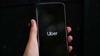 Uber's logo is displayed on a mobile phone. (REUTERS) Uber's logo is displayed on a mobile phone. (REUTERS)