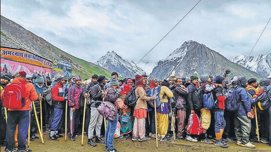 Karnataka minister HK Patil said all the 83 people from the state who went on a pilgrimage to Amarnath and were said to be stranded (PTI)
