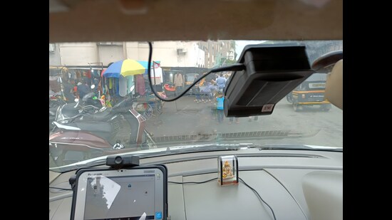 The vehicle will scan interior roads, chowks and also main roads where commuters violate the law with impunity but don’t get caught by the law. (SHANKAR NARAYAN/ HT PHOTO)
