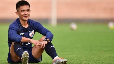 Sunil Chhetri is in the all-time top 10 list of highest goal scorers for their national teams alongside Cristiano Ronaldo, Lionel Messi and Pele (SunilChhetri/Instagram)