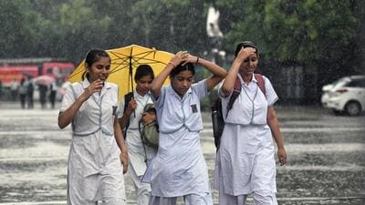 Following heavy rain over the weekend, the government declared Monday as a holiday for all school students. (ANI) Following heavy rain over the weekend, the government declared Monday as a holiday for all school students. (ANI)