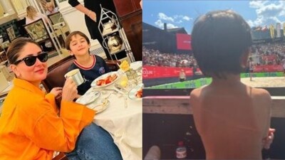 Kareena Kapoor shared a picture of her son Taimur Ali Khan. Kareena Kapoor shared a picture of her son Taimur Ali Khan.