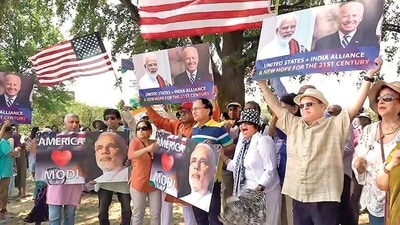 Today, politicians of different hues — from Narendra Modi to Rahul Gandhi — strive hard to reach out to the Indian diaspora during their trips abroad. (PTI)