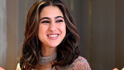 Sara Ali Khan interacts with media during promotion of a jewellery brand. (Hindustan Times) Sara Ali Khan interacts with media during promotion of a jewellery brand. (Hindustan Times)