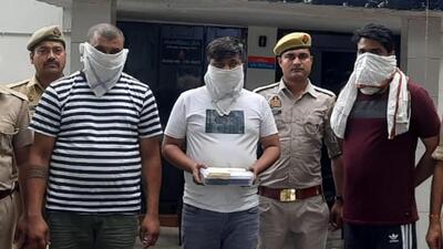 The three were arrested by the Sector 20 police on Sunday. All of them were involved in fake invoicing, said investigators. (HT Photo)