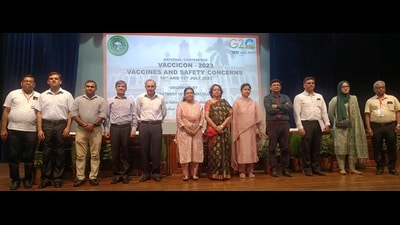 Two-day National Conference, Vaccicon-2023, was held by the Department of Pharmacology at JN Medical College, Aligarh Muslim University. (HT Photo) Two-day National Conference, Vaccicon-2023, was held by the Department of Pharmacology at JN Medical College, Aligarh Muslim University. (HT Photo)