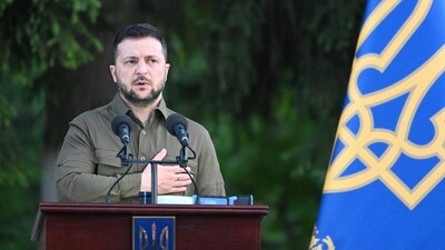 Ukraine's President Volodymyr Zelensky (AFP)
