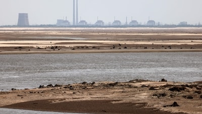 Zaporizhzhia nuclear power plant, which is under Russian control since the first days of the Russian invasion of Ukraine. (AFP) Zaporizhzhia nuclear power plant, which is under Russian control since the first days of the Russian invasion of Ukraine. (AFP)
