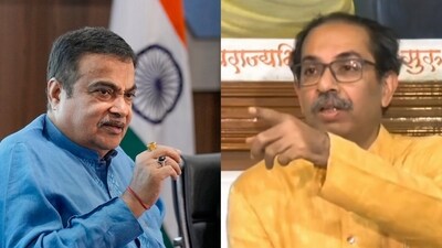 Union minister Nitin Gadkari and former Maharashtra CM Uddhav Thackeray.