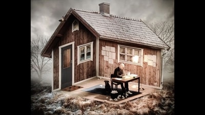 Optical Illusion: Is this man is sitting inside the house or outside? (Reddit/@volossaveroniki) Optical Illusion: Is this man is sitting inside the house or outside? (Reddit/@volossaveroniki)