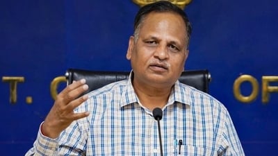 Ex-Delhi health minister Satyendar Jain. (File ) Ex-Delhi health minister Satyendar Jain. (File )