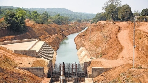 The Mahadayi flows west enters Goa and meets the Arabian Sea as a free-flowing, almost unhindered river (HT Archives) The Mahadayi flows west enters Goa and meets the Arabian Sea as a free-flowing, almost unhindered river (HT Archives)
