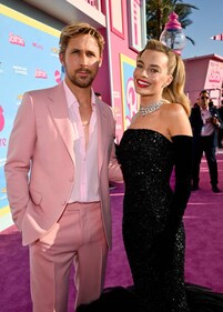 Ryan Gosling with Margot Robbie. (Getty Images) Ryan Gosling with Margot Robbie. (Getty Images)