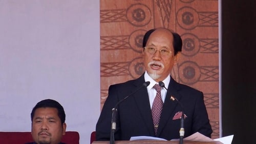 File photo of Nagaland CM Neiphiu Rio. (HT_PRINT)
