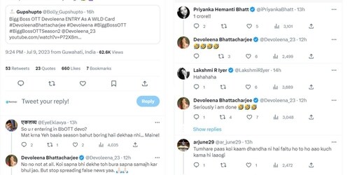 Devoleena's recent tweets. Devoleena's recent tweets.
