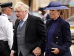 Former prime minister Boris Johnson and his wife Carrie Johnson.