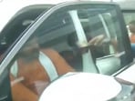 A visibly irked BJP MP Brij Bhushan Sharan Singh was seen breaking a reporter's mic.