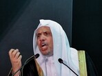 Saudi Arabia leader and Muslim World League Secretary General Sheikh Dr Mohammed bin Abdulkarim Al-Issa addresses during an event, at the India Islamic Cultural Centre in New Delhi on Tuesday. Saudi Arabia leader and Muslim World League Secretary General Sheikh Dr Mohammed bin Abdulkarim Al-Issa addresses during an event, at the India Islamic Cultural Centre in New Delhi on Tuesday.