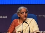 Nirmala Sitharaman addressing the Press Conference after 50th GST Council meeting held today at New Delhi Nirmala Sitharaman addressing the Press Conference after 50th GST Council meeting held today at New Delhi
