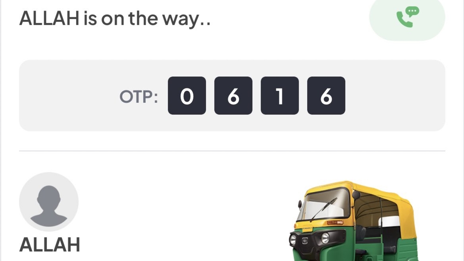 'Allah is on the way': Bengaluru man's post on auto driver's name gets laughs | Bengaluru - Vimarsana News