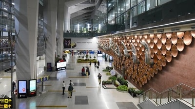 Passengers at Terminal 3 of the New Delhi airport. (Hindustan Times) Passengers at Terminal 3 of the New Delhi airport. (Hindustan Times)