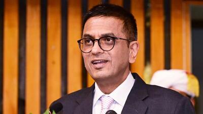 CJI Dhananjaya Y Chandrachud. (PTI) CJI Dhananjaya Y Chandrachud. (PTI)