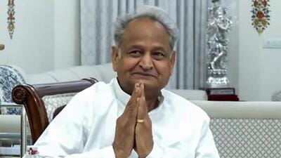 Chief minister Ashok Gehlot said the state government will make a law to give pension under social security (Ashok Gehlot Twitter) Chief minister Ashok Gehlot said the state government will make a law to give pension under social security (Ashok Gehlot Twitter)