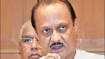 Mumbai, July 03 (ANI): Maharashtra Deputy Chief Minister Ajit Pawar addresses a press conference, at the Sahyadri State Guest House, in Mumbai on Monday. (ANI Photo) (Deepak Salvi)