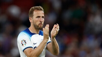 England's Harry Kane celebrates (Action Images via Reuters)