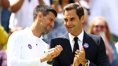 Novak Djokovic now has as many Grand Slam quarterfinal wins as Roger Federer (REUTERS)
