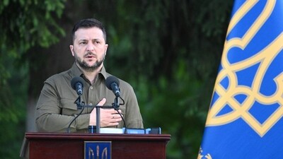 Ukraine's president Volodymyr Zelensky (AFP) Ukraine's president Volodymyr Zelensky (AFP)