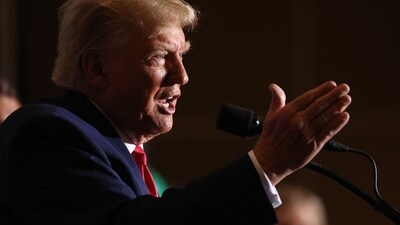 Former US president Donald Trump speaks to supporters during a campaign event. (AFP) Former US president Donald Trump speaks to supporters during a campaign event. (AFP)