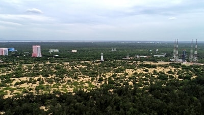 Chandrayaan-3 spacecraft will be launched by Launch Vehicle Mark-III on Friday from Satish Dhawan Space Centre (SDSC), an island in the Rayalaseema region, Andhra Pradesh. (Isro) Chandrayaan-3 spacecraft will be launched by Launch Vehicle Mark-III on Friday from Satish Dhawan Space Centre (SDSC), an island in the Rayalaseema region, Andhra Pradesh. (Isro)