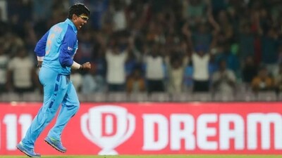 Spinners Deepti Sharma and Shafali Verma together ensured a home batting collapse (BCCI)