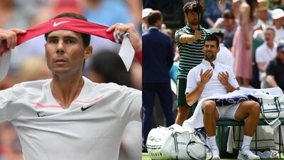 Novak Djokovic stands on verge of consolidating his Grand Slam lead over Rafael Nadal at Wimbledon