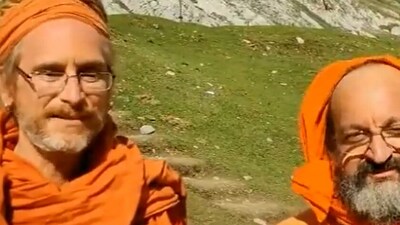 “It's impossible to describe our feeling to have come here,” one of the two US nationals said. (ANI) “It's impossible to describe our feeling to have come here,” one of the two US nationals said. (ANI)