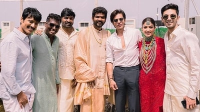 Vignesh Shivan spoke about Shah Rukh Khan, Nayanthara, Vijay Sethupathi, and Atlee. Vignesh Shivan spoke about Shah Rukh Khan, Nayanthara, Vijay Sethupathi, and Atlee.