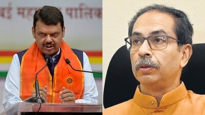 Maharashtra deputy CM Devendra Fadnavis and Shiv Sena (UBT) chief Uddhav Thackeray. Maharashtra deputy CM Devendra Fadnavis and Shiv Sena (UBT) chief Uddhav Thackeray.