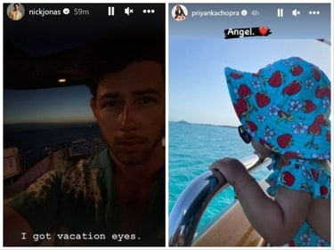 Nick Jonas and Malti Marie during their vacation. Nick Jonas and Malti Marie during their vacation.