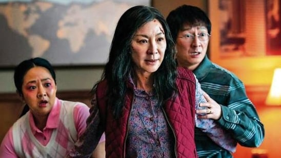 Evelyn Wang in Everything, Everywhere, All At Once.