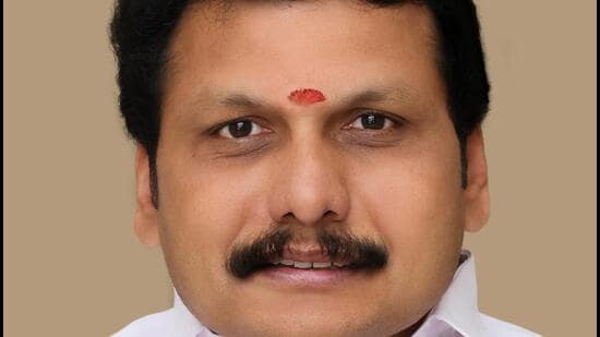 Tamil Nadu minister Senthil Balaji’s wife S Megala argued that the Enforcement Directorate (ED) cannot seek custody beyond the 15-day period from the date of arrest. (PTI)
