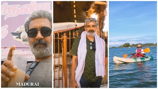 SS Rajamouli shared glimpses of his Tamil Nadu trip.